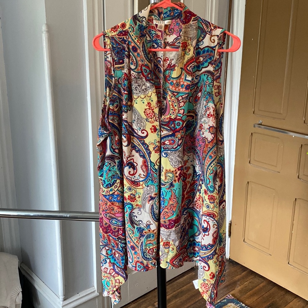 Vintage paisley blouse